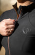 Youth BARE Technical Riding Jacket - Black with Rose Gold